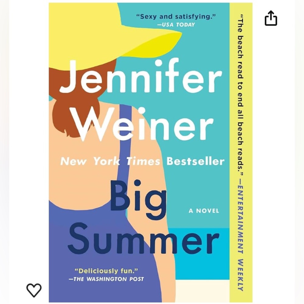Big Summer a Novel by Jennifer Weiner-SIGNED BY AUTHOR-paperback